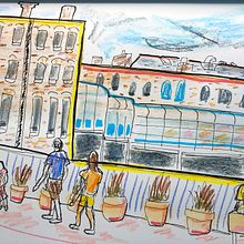 My project for course: Urban Sketching: Capture Your City in Motion. Traditional illustration, Sketching, Drawing, Watercolor Painting, Architectural Illustration, and Sketchbook project by Seb Black - 08.21.2022