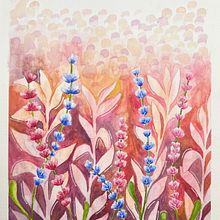 Mi proyecto del curso: Técnicas de acuarela en negativo para ilustración botánica. Traditional illustration, Watercolor Painting, and Botanical Illustration project by Christel - 08.16.2022