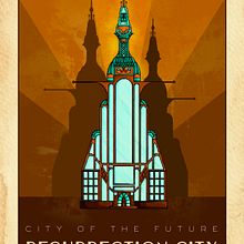 Resurrection City - Le fazioni della città e i loro stemmi. Un proyecto de Ilustración tradicional, Dibujo digital, Dibujo, Diseño de personajes y Concept Art de Rita Amidei - 22.08.2022