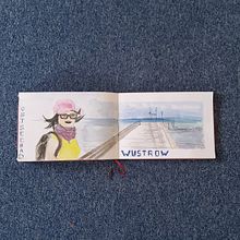 Mein Kursprojekt: Aquarellsketching: Drück deine Ideen aus . Traditional illustration, Sketching, Creativit, Drawing, Watercolor Painting, and Sketchbook project by Heide Benter - 08.22.2022