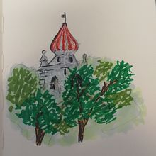 Um desenho por dia. Traditional illustration project by anjinho_viegas - 08.18.2022