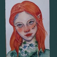 Mi proyecto del curso: Ilustración de cuento de hadas con acuarelas. Traditional illustration, Painting, Drawing, Digital Illustration, and Watercolor Painting project by Jethzabet Yañez - 08.22.2022