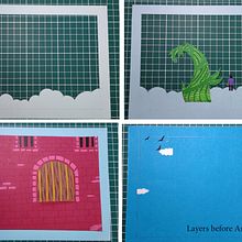 Paper Cutting: Create Paper Scenes with Depth (Jack and the Beanstalk). Traditional illustration, Arts, Crafts, Editorial Design, Paper Craft, Stor, telling, Bookbinding, Children's Illustration, DIY, Fine Arts, Set Design, Stop Motion, Pencil Drawing, Mobile Photograph, and Concept Art project by Shoray Madan - 08.22.2022