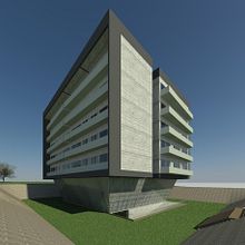 My project for course: Modeling for Parametric Buildings with Revit . 3D, Architecture, Interior Architecture, 3D Modeling, Digital Architecture, and ArchVIZ project by Ana Ivanova - 08.23.2022