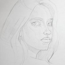 Mon projet du cours : Carnet de portraits : explorez le visage humain. Sketching, Drawing, Portrait Drawing, Artistic Drawing, and Sketchbook project by Lily Emma - 08.23.2022
