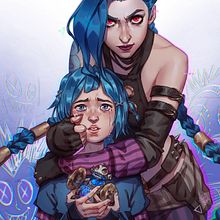 Arcane Jinx/Powder. Ilustração tradicional, Design de personagens, e Comic projeto de ithilnaur_ - 23.08.2022