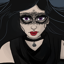 Portraits d'inspiration pop culture. Ilustração tradicional projeto de Laurine Telliez - 19.08.2018