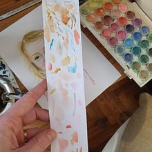 "Retrato de Guada". Traditional illustration, Watercolor Painting, and Portrait Drawing project by María Luisa Di Bella - 08.23.2022