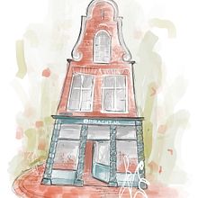 Mi proyecto del curso: Dibujo arquitectónico expresivo con marcadores de colores. Un projet de Esquisse , Dessin, Illustration architecturale, Carnet de croquis et Illustration à l'encre de Milica Özçelebi - 23.08.2022