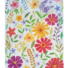 Meu projeto do curso: Padrões florais vibrantes com aquarela. Traditional illustration, Pattern Design, Watercolor Painting, and Botanical Illustration project by patriciarte - 08.19.2022