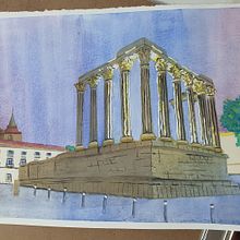 Meu projeto do curso: A arte da aquarela: pinte sua visão do mundo. Traditional illustration, Fine Arts, Painting, and Watercolor Painting project by Almerinda Guia - 08.28.2022