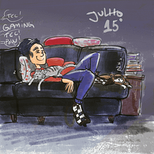 Julho 15 graus Ein Projekt aus dem Bereich Traditionelle Illustration von Rodrigo Guedes - 23.08.2022