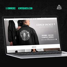 E-commerce: Aswer García . Design, UX / UI, Web Design, e Desenvolvimento Web projeto de Death Valley - 23.08.2022