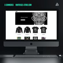 E-commerce: Root Rises . Design, UX / UI, Web Design, e Desenvolvimento Web projeto de Death Valley - 24.08.2022