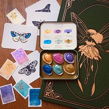 Paleta Pixie. Een project van Schilderij, Aquarelschilderen,  Beeldende kunst,  Ontwerp y DIY van Florencia Alvarez Brunel - 24.08.2022