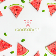 Identidade Visual - Renata Brasil Nutricionista Ein Projekt aus dem Bereich Br, ing und Identität, Design und Traditionelle Illustration von Aldair Nery - 31.08.2020