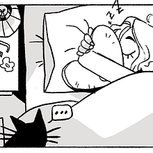 Sabrina the cat comic. Een project van Traditionele illustratie, Stripboek y Digitale illustratie van Lara Pickle - 24.08.2022