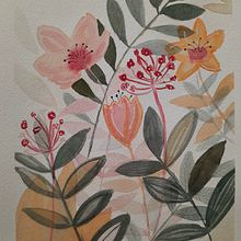 Mi proyecto del curso: Acuarela floral: conecta con la naturaleza. Un proyecto de Ilustración tradicional, Pintura, Pintura a la acuarela e Ilustración botánica de Loli García Cobo - 24.08.2022