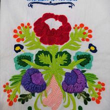 Mi proyecto del curso: Técnica de bordado con paso atrás. Embroider, and Textile Design project by Edith Lozano - 08.24.2022