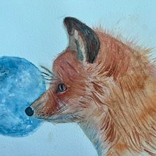 the fox Ein Projekt aus dem Bereich Aquarellmalerei von Wima Dathe - 24.08.2022