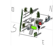 Mi proyecto del curso: Diseño del jardin de mi casa. L, scape Architecture, Floral, Plant Design, and Spatial Design project by jsanche4 - 04.23.2022