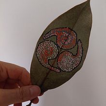 Il mio progetto del corso: Ricami d'effetto: esplora materiali naturali alternativi. Embroider, and Textile Design project by Yoga Point - 08.29.2022