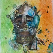 Mein Kursprojekt: Experimentelle Porträts mit Tinte, Tee und Alkohol. Fine Arts, Painting, Drawing & Ink Illustration project by Antonio Visciano - 08.24.2022
