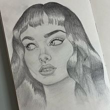 Rostro con mirada a un lado. Un projet de Illustration traditionnelle de Elizabeth Zambrano - 25.08.2022