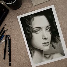 Meu projeto do curso: Retrato artístico com carvão vegetal: criando atmosferas. Projekt z dziedziny Trad, c, jna ilustracja,  Sztuki piękne,  R, sunek, Portret, R, sunek realist, czn,  R, sunek art, st i czn użytkownika Pedro Martins - 25.07.2022