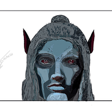 Ash on mountain. Traditional illustration project by Amanda Maria Romero - 06.04.2022