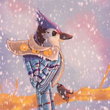A Blue Guard. Traditional illustration project by jasoninglis2 - 08.24.2022