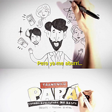 Draw my life Tranquilo Papá. Projekt z dziedziny Marketing c i frow użytkownika Claudio Cuevas Barrientos - 26.02.2017