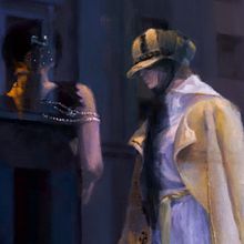 Behind the window. Un proyecto de Pintura digital, Ilustración tradicional, Stor y telling de Fabio Santoro - 26.08.2022