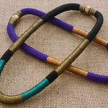 Il mio progetto del corso: Gioielli in corda per principianti: crea le tue collane. Projekt z dziedziny Craft, Wzornictwo tekst, liów, Projektowanie biżuterii i Makrama użytkownika landi_naturopatia - 25.08.2022