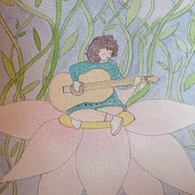 Canto del bosco. Ilustração tradicional projeto de Marilia Tortora - 26.08.2022