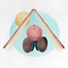 The book-lover little guy. Traditional illustration project by Chryssa Tsakiri - 08.26.2022