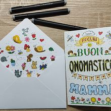 Il mio progetto del corso: Doodling creativo e hand lettering per principianti. Traditional illustration, Lettering, Drawing, H, and Lettering project by Monica Rossi - 08.12.2022