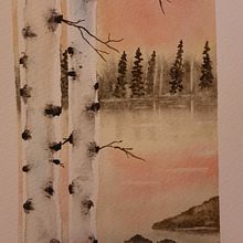 My project for course: Atmospheric Landscapes in Watercolor . Projekt z dziedziny  Sztuki piękne,  Malarstwo i Malowanie akwarelą użytkownika Logan McMillan - 27.08.2022