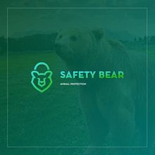 Safety Bear — Diseño de logotipo. Logo Design, Traditional illustration, Design, Br, ing, Identit, and Naming project by Marko Shiba - 02.25.2021