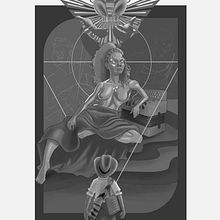 Batalla con el diablo  . Ilustrasi tradisional proyek oleh Camilo Sierra - 04.20.2022
