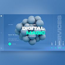 Digital Magic —  Diseño de Sitio Web. Web Design, Web Development, UX / UI, Interactive Design, Motion Graphics, Video Editing, Design, T, pograph, and 3D Animation project by Marko Shiba - 08.18.2022