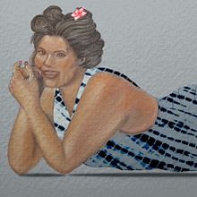 Mi proyecto del curso: Retratos dramáticos con tizas pastel, collage y Photoshop. Un proyecto de Ilustración tradicional, Bellas Artes, Collage, Dibujo, Dibujo de Retrato y Dibujo artístico de Sandra Calzada - 27.08.2022