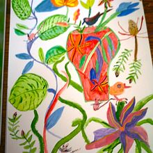 My project for course: Floral Illustration with Gouache Paint. Digital Illustration, Botanical Illustration, Gouache Painting, and Design project by stephen booth - 08.27.2022