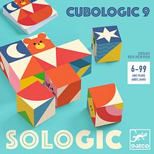Cubologic 9 Block Game. Un progetto di Design, Illustrazione tradizionale, Design di giocattoli, Progettazione di giochi e Illustrazione infantile di Ben Newman - 27.08.2022