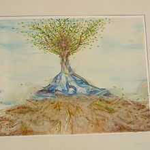 Baumfrau. Un proyecto de Pintura de sabine-luna Stümpfl - 27.08.2022
