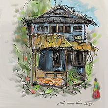 Meu projeto do curso: Desenho arquitetônico expressivo com marcadores coloridos. Sketching, Drawing, Architectural Illustration, Sketchbook & Ink Illustration project by Cesar Lacerda - 08.28.2022