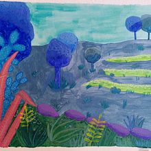 Mein Kursprojekt: Farbe und Licht mit Acrylmalerei. Traditional illustration, Painting, Creativit, Acr, and lic Painting project by Susanne - 08.28.2022