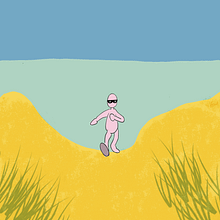 Walking gif - My project for Illustration and GIF Creation on Procreate. Un progetto di Illustrazione tradizionale, Character design, Animazione di personaggi, Animazione 2D, Illustrazione digitale, Disegno digitale e Illustrazione animata di Isabella Tessaro - 28.08.2022
