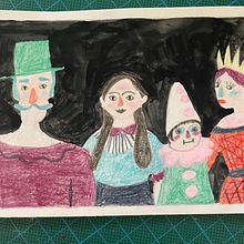 Mon projet du cours : Création de palettes de couleurs : peignez votre univers. Een project van Traditionele illustratie, Schilderij,  Tekening,  Artistieke tekening y Kleurentheorie van Lole E - 27.08.2022