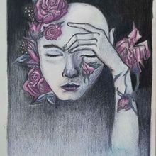 Mi proyecto del curso: Retrato creativo en claroscuro con lápiz. Un proyecto de Ilustración tradicional, Dibujo a lápiz, Dibujo de Retrato, Dibujo artístico y Dibujo con lápices de colores de Eva Leu - 31.08.2022